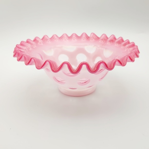 Fenton Other - Fenton Opalescent Ruffled Edge Bowl